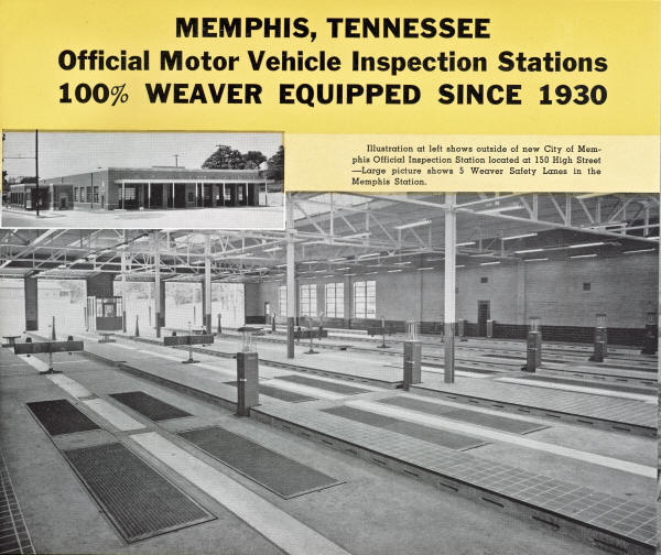 Weaver Safety Lanes in Memphis, TN from 1930