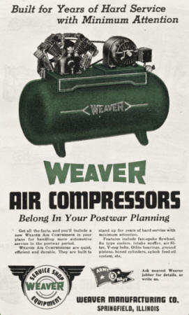 Weaver AD for Air Compressor - 1944