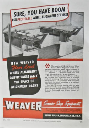 Weaver AD for Alignment Service - 1948