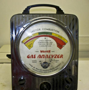 weaver Exhaust Gas Analyzer from 1939