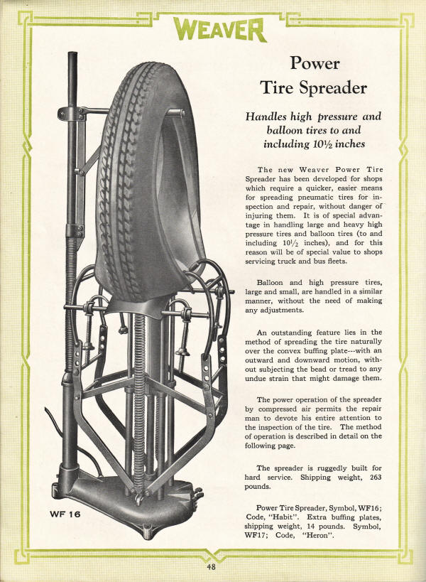 Weaver Tire Spreader