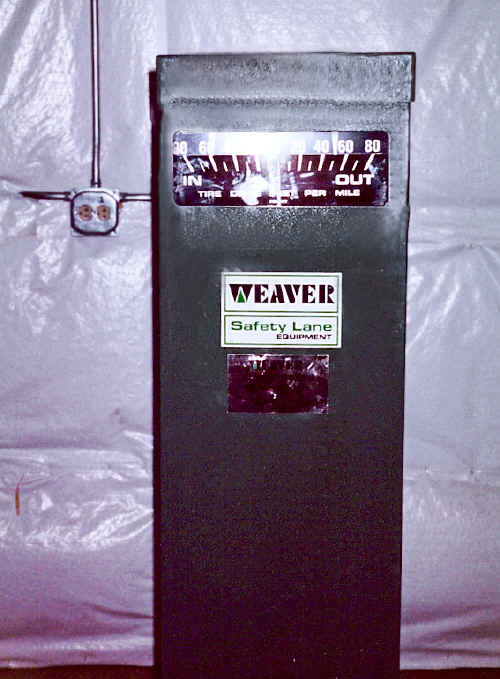Weaver Alignment  Tester Tower front view
